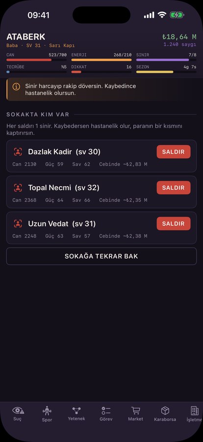 The Bandits ekran görüntüsü: Sokak dövüşü